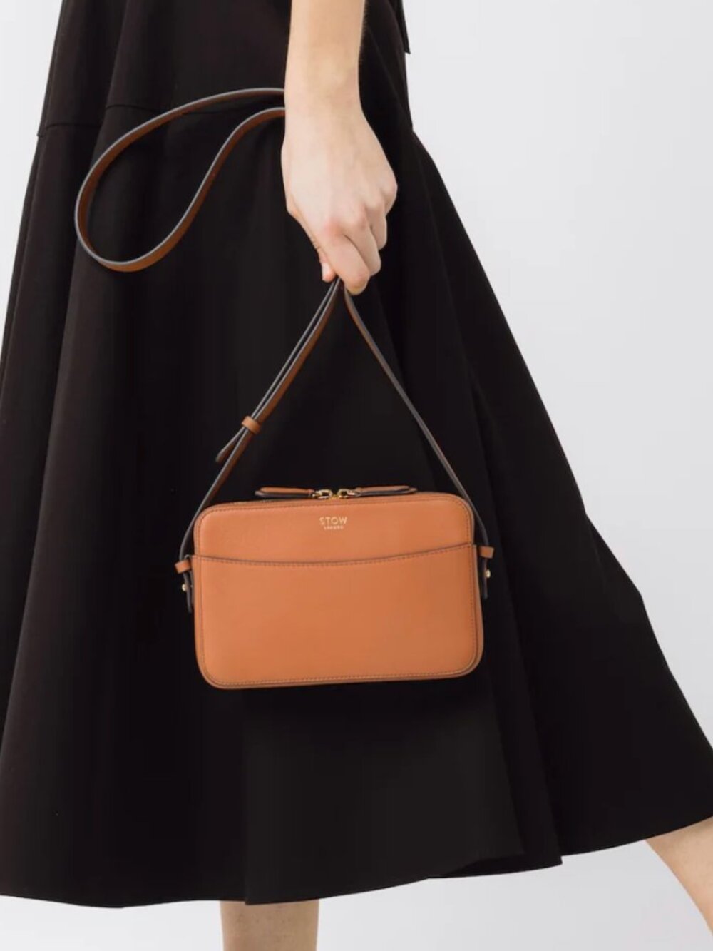 Stow London Camera Bag in Tan Color